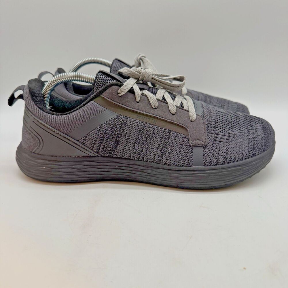 Whitin S82 Zero Drop Wide Toe Box Sneakers Men's 9 Gray Lace Up Low Running Shoe